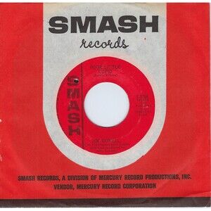 Joe Dowell 45 No Secrets / Poor Little Cupid on Smash VG Rock '63